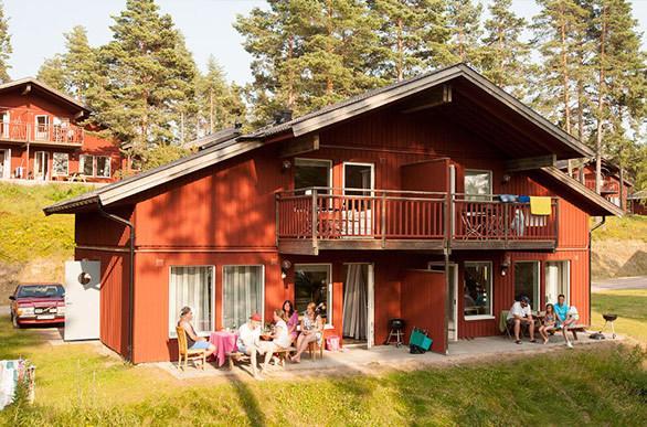 Leksand Strand Camping Och Resort חדר תמונה